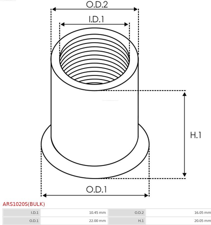 AS-PL ARS1020S(BULK) - Kit riparazione, Alternatore autozon.pro