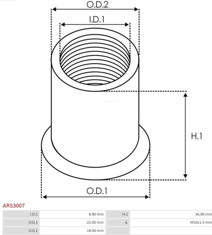 AS-PL ARS3007 - Kit riparazione, Alternatore autozon.pro