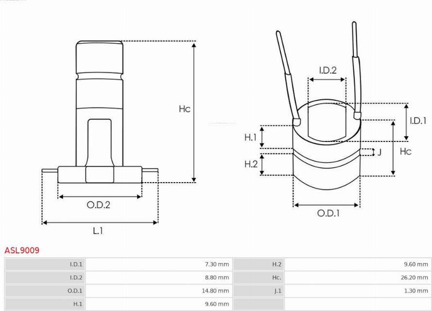 AS-PL ASL9009 - Anello collettore, alternatore autozon.pro