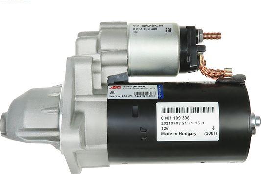 AS-PL S0614(BOSCH) - Motorino d'avviamento autozon.pro