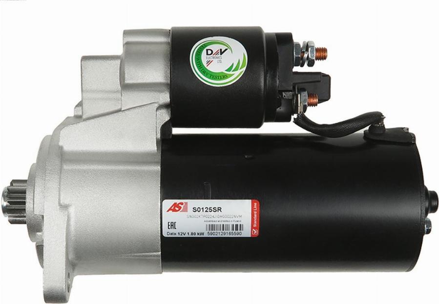 AS-PL S0125SR - Motorino d'avviamento autozon.pro