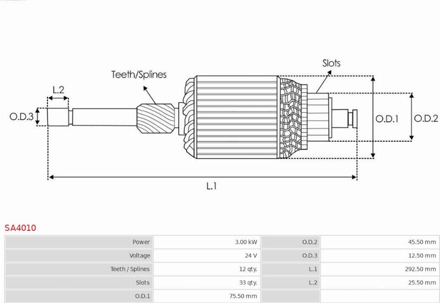 AS-PL SA4010 - Ancorina, Starter autozon.pro