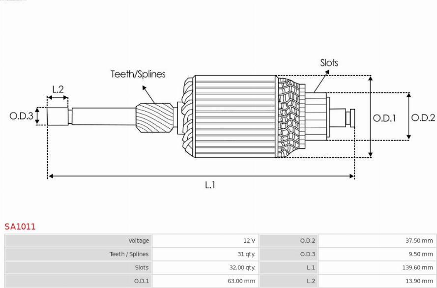 AS-PL SA1011 - Ancorina, Starter autozon.pro