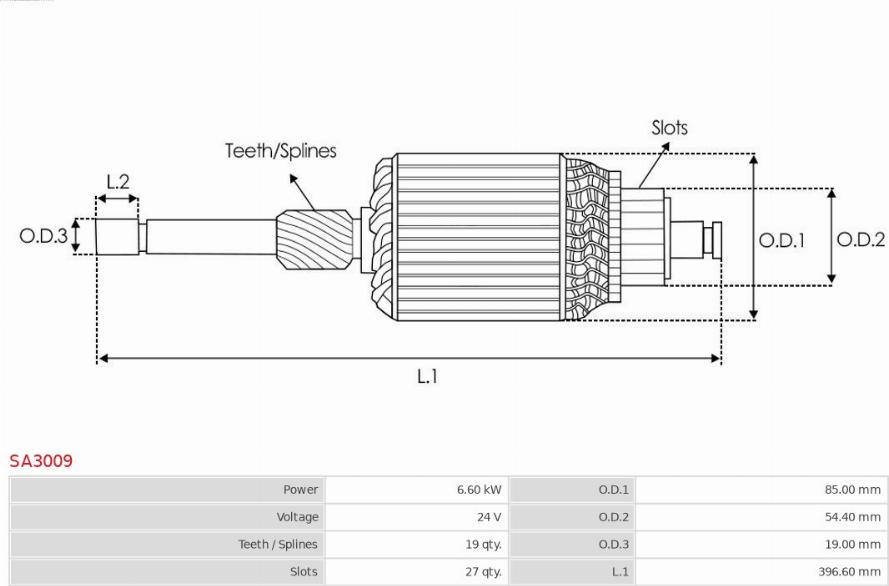 AS-PL SA3009 - Ancorina, Starter autozon.pro