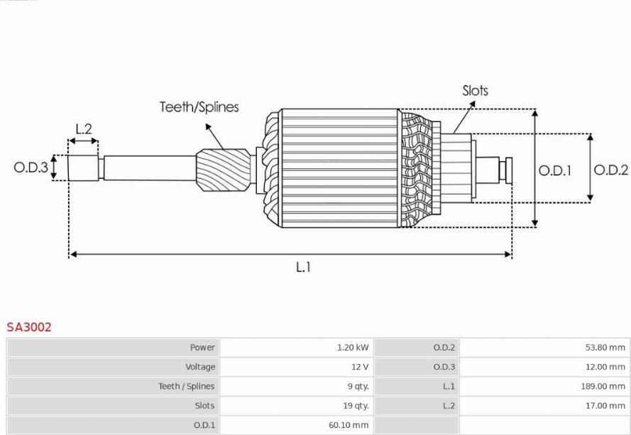 AS-PL SA3002 - Ancorina, Starter autozon.pro