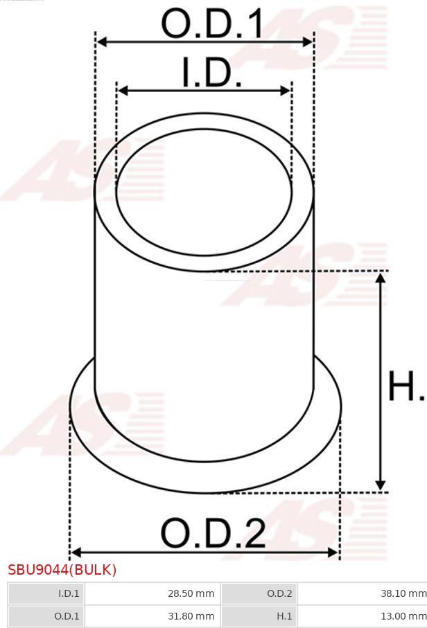 AS-PL SBU9044(BULK) - Boccola, Albero motorino avviamento autozon.pro