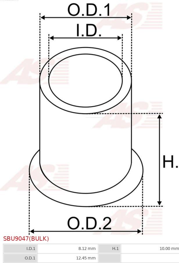 AS-PL SBU9047(BULK) - Boccola, Albero motorino avviamento autozon.pro