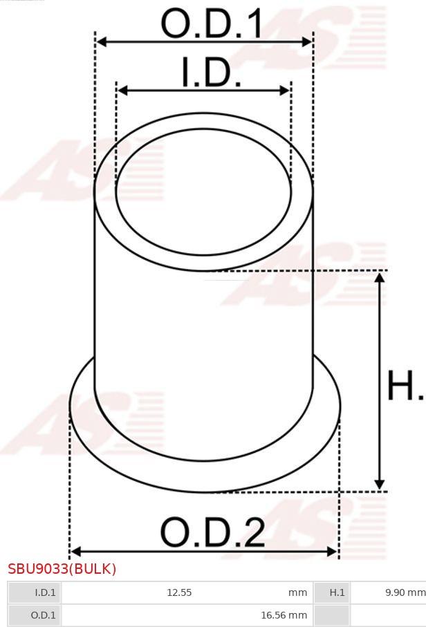 AS-PL SBU9033(BULK) - Boccola, Albero motorino avviamento autozon.pro