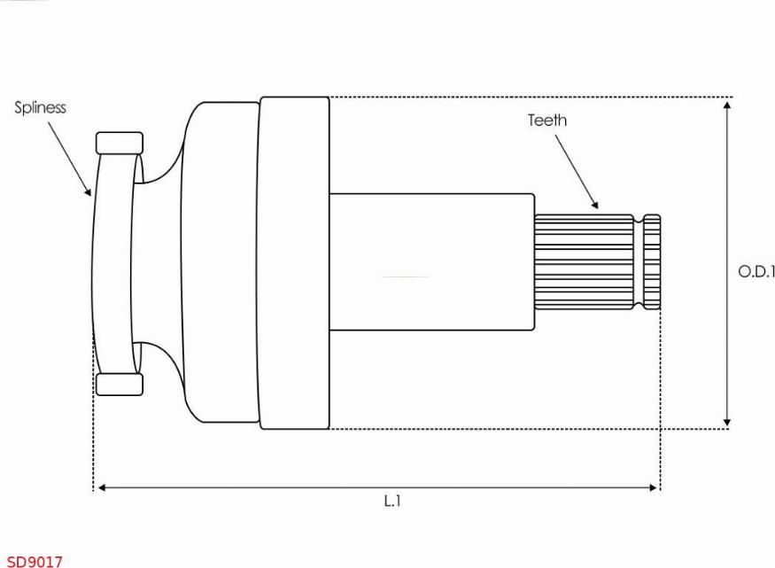 AS-PL SD9017 - Pignone, Motorino d'avviamento autozon.pro