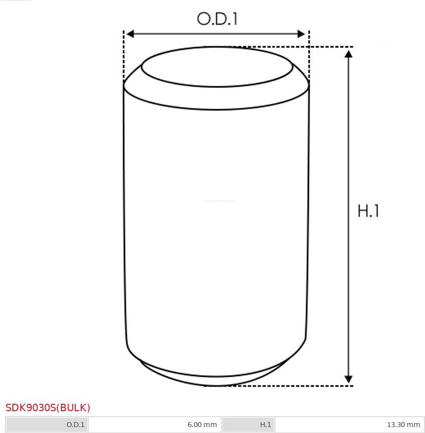 AS-PL SDK9030S(BULK) - Kit riparazione, Motorino avviamento autozon.pro