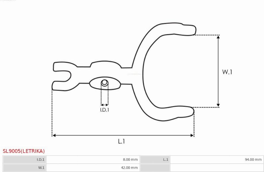 AS-PL SL9005(LETRIKA) - Kit riparazione, Motorino avviamento autozon.pro