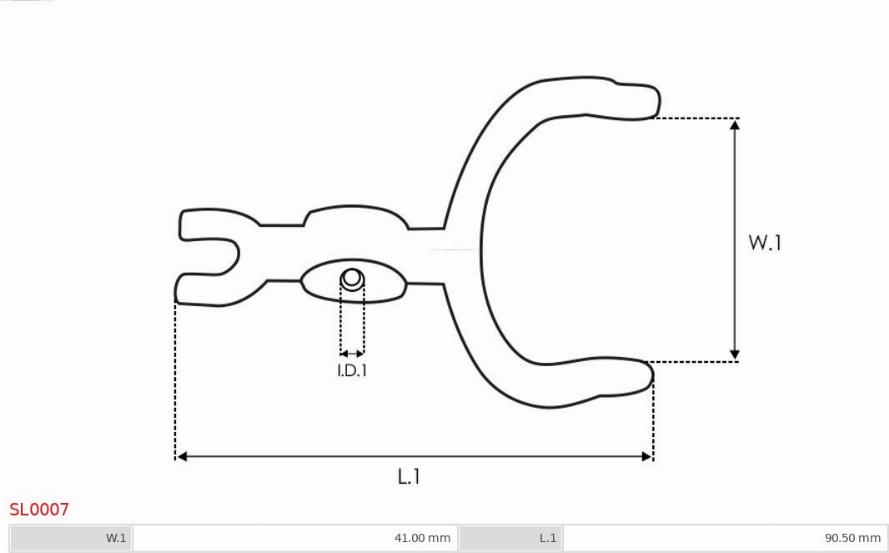 AS-PL SL0007 - Kit riparazione, Motorino avviamento autozon.pro