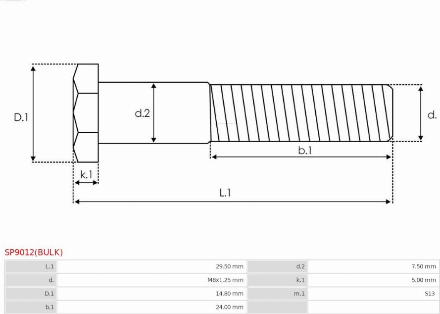 AS-PL SP9012(BULK) - Kit riparazione, Motorino avviamento autozon.pro