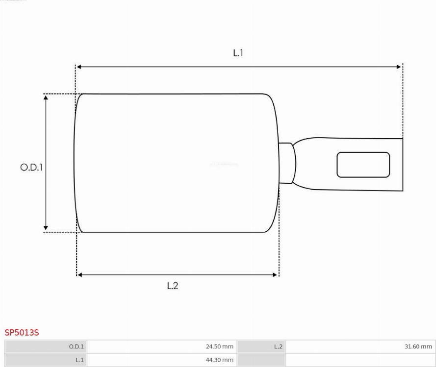 AS-PL SP5013S - Kit riparazione, Motorino avviamento autozon.pro