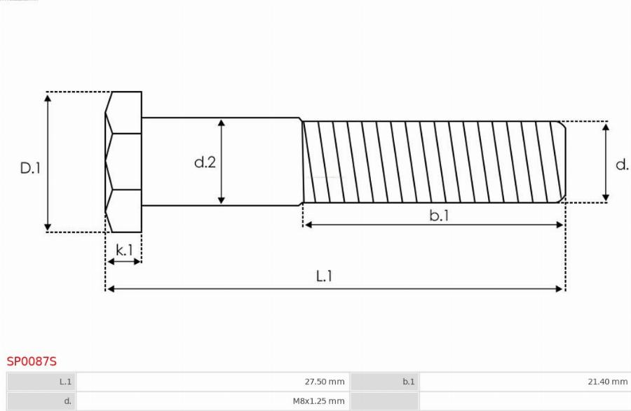 AS-PL SP0087S - Kit riparazione, Motorino avviamento autozon.pro