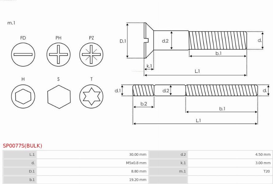 AS-PL SP0077S(BULK) - Kit riparazione, Alternatore autozon.pro