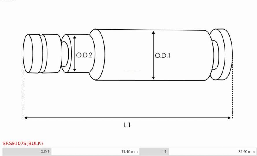 AS-PL SRS9107S(BULK) - Kit riparazione, Motorino avviamento autozon.pro