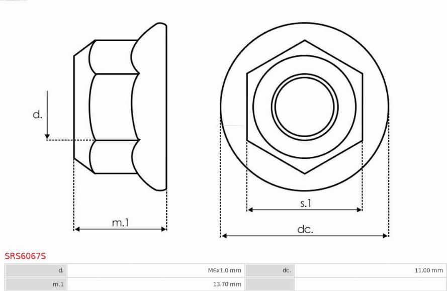 AS-PL SRS6067S - Kit riparazione, Alternatore autozon.pro