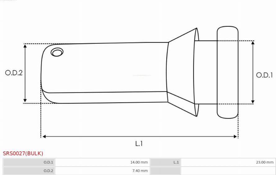 AS-PL SRS0027(BULK) - Kit riparazione, Motorino avviamento autozon.pro