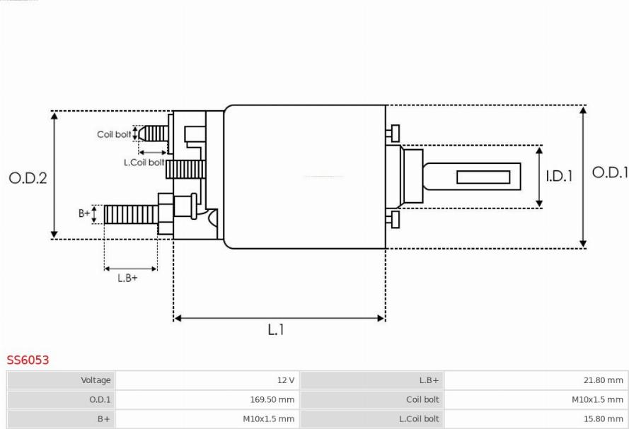 AS-PL SS6053 - Elettromagnete, Motore d'avviamento autozon.pro