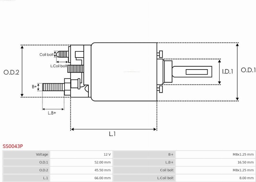 AS-PL SS0043P - Elettromagnete, Motore d'avviamento autozon.pro