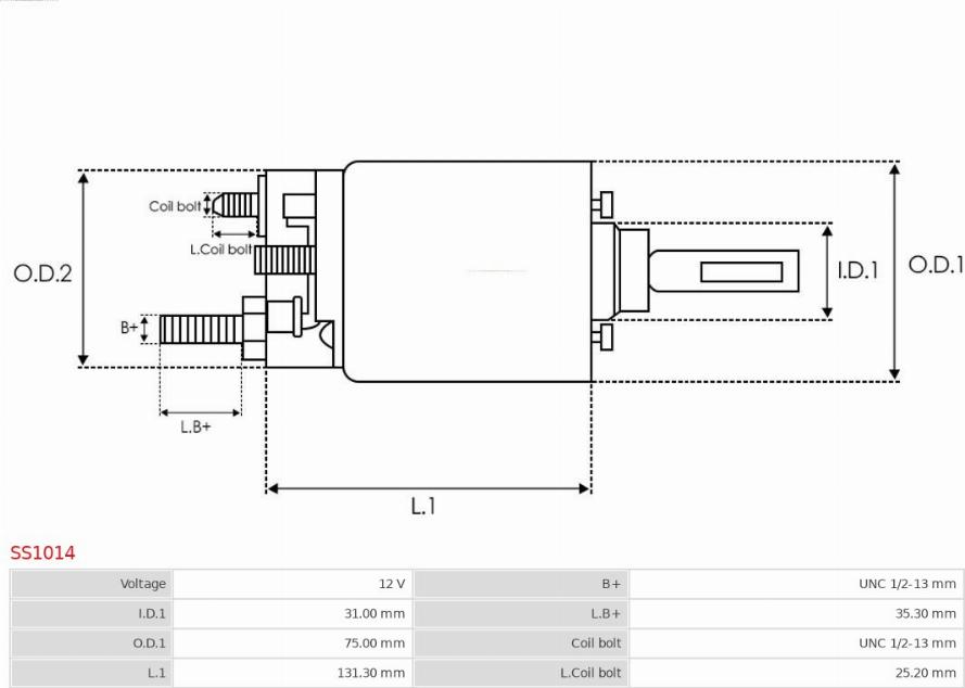 AS-PL SS1014 - Elettromagnete, Motore d'avviamento autozon.pro