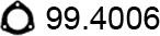 ASSO 99.4006 - Guarnizione, Tubo gas scarico autozon.pro