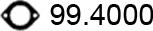 ASSO 99.4000 - Guarnizione, Tubo gas scarico autozon.pro