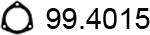 ASSO 99.4015 - Guarnizione, Tubo gas scarico autozon.pro