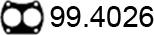 ASSO 99.4026 - Guarnizione, Tubo gas scarico autozon.pro