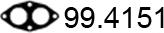 ASSO 99.4151 - Guarnizione, Tubo gas scarico autozon.pro