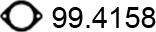 ASSO 99.4158 - Guarnizione, Tubo gas scarico autozon.pro