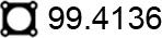 ASSO 99.4136 - Guarnizione, Tubo gas scarico autozon.pro