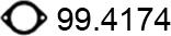 ASSO 99.4174 - Guarnizione, Tubo gas scarico autozon.pro