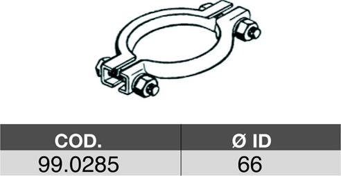 ASSO 99.0285 - Connettore tubi, Imp. gas scarico autozon.pro