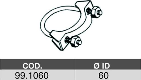 ASSO 99.1060 - Connettore tubi, Imp. gas scarico autozon.pro