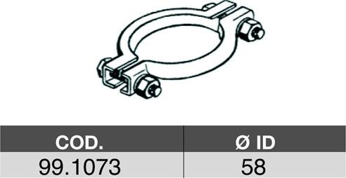 ASSO 99.1073 - Connettore tubi, Imp. gas scarico autozon.pro