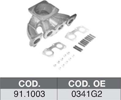 ASSO 91.1003 - Curva di raccordo, Imp. gas scarico autozon.pro