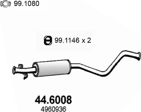 ASSO 44.6008 - Silenziatore centrale autozon.pro