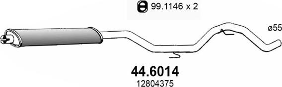 ASSO 44.6014 - Silenziatore centrale autozon.pro