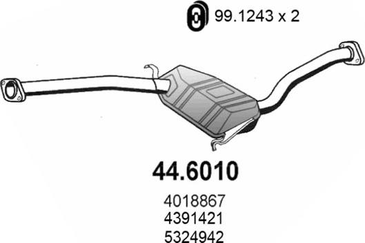 ASSO 44.6010 - Silenziatore centrale autozon.pro