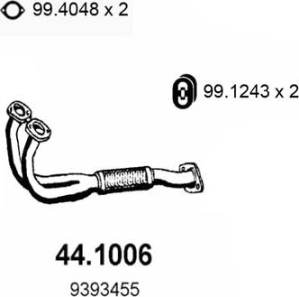 ASSO 44.1006 - Tubo gas scarico autozon.pro