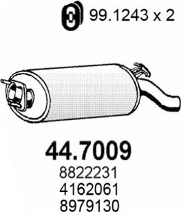 ASSO 44.7009 - Silenziatore posteriore autozon.pro