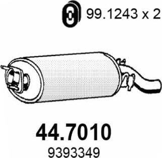 ASSO 44.7010 - Silenziatore posteriore autozon.pro