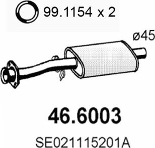 ASSO 46.6003 - Silenziatore centrale autozon.pro