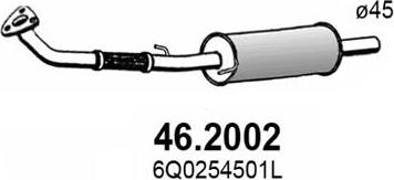 ASSO 46.2002 - Silenziatore anteriore autozon.pro