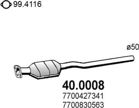 ASSO 40.0008 - Catalizzatore autozon.pro