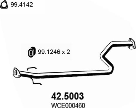 ASSO 42.5003 - Tubo gas scarico autozon.pro