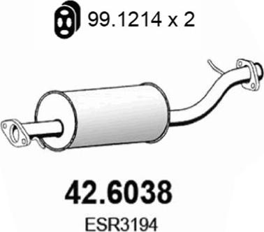 ASSO 42.6038 - Silenziatore centrale autozon.pro