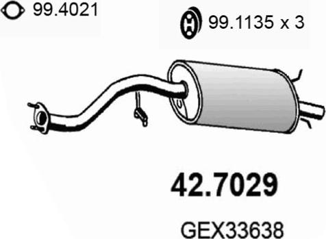 ASSO 42.7029 - Silenziatore posteriore autozon.pro